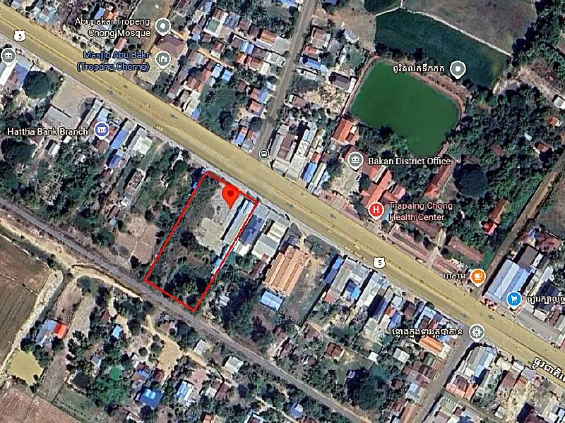 Bank Auction: Development Land, 3,935 m² in Trapeang Chorng, Pursat, photo 2