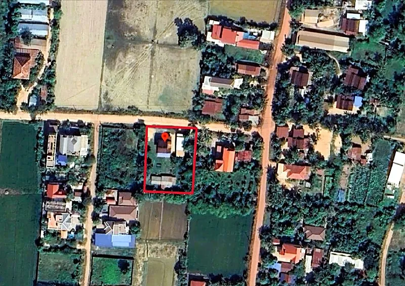 Bank Auction: Land & House, 1,802 m² in Kakranh Village, Siem Reap, photo 2