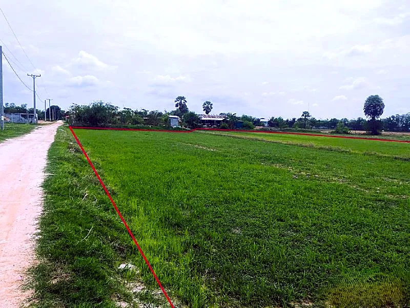 Bank Auction: Development Land, 4,063 m² in Chambak, Takeo