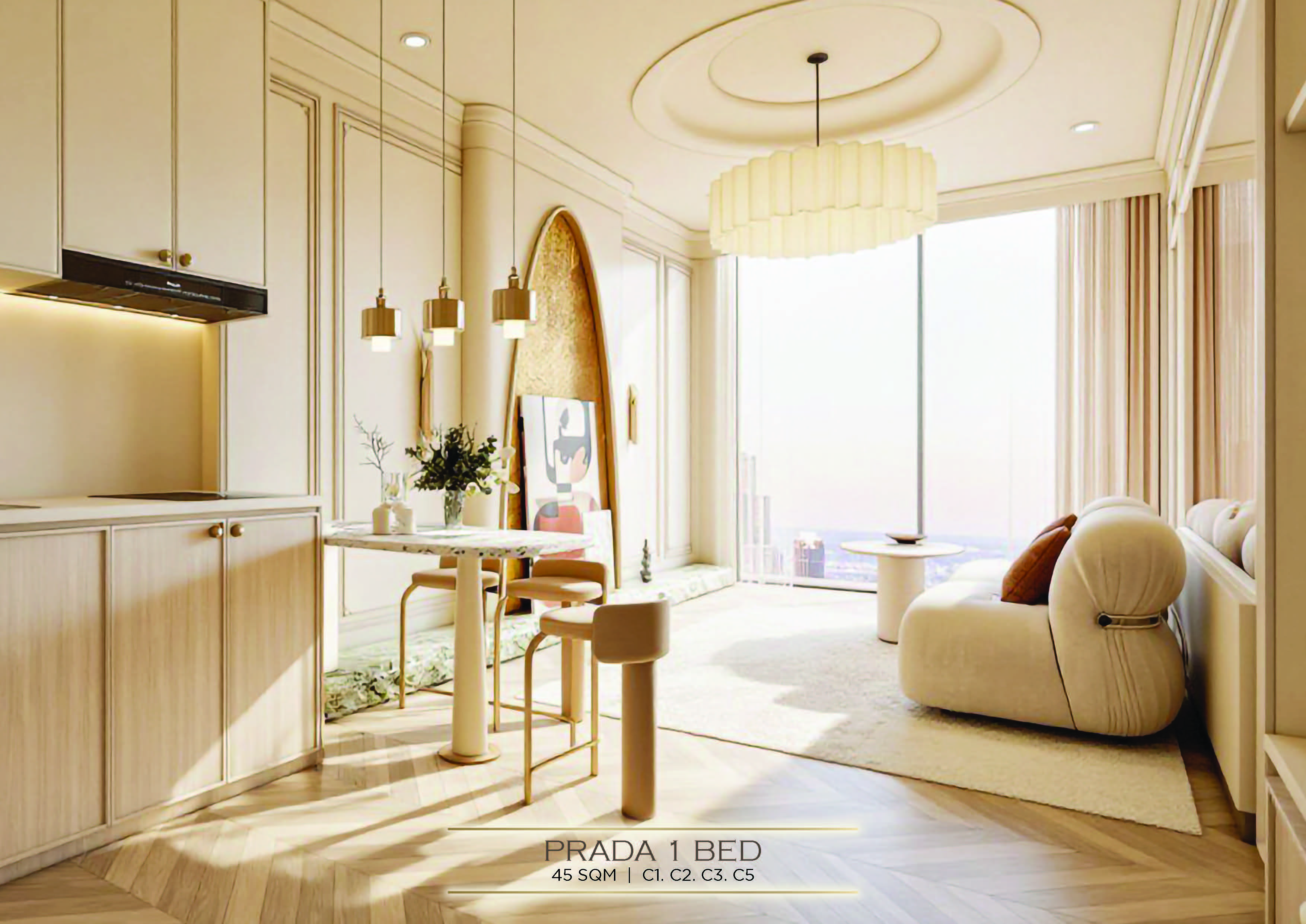 1-Bedroom Unit | Time Square11 at BKK1 | Time Castle 11, view 4