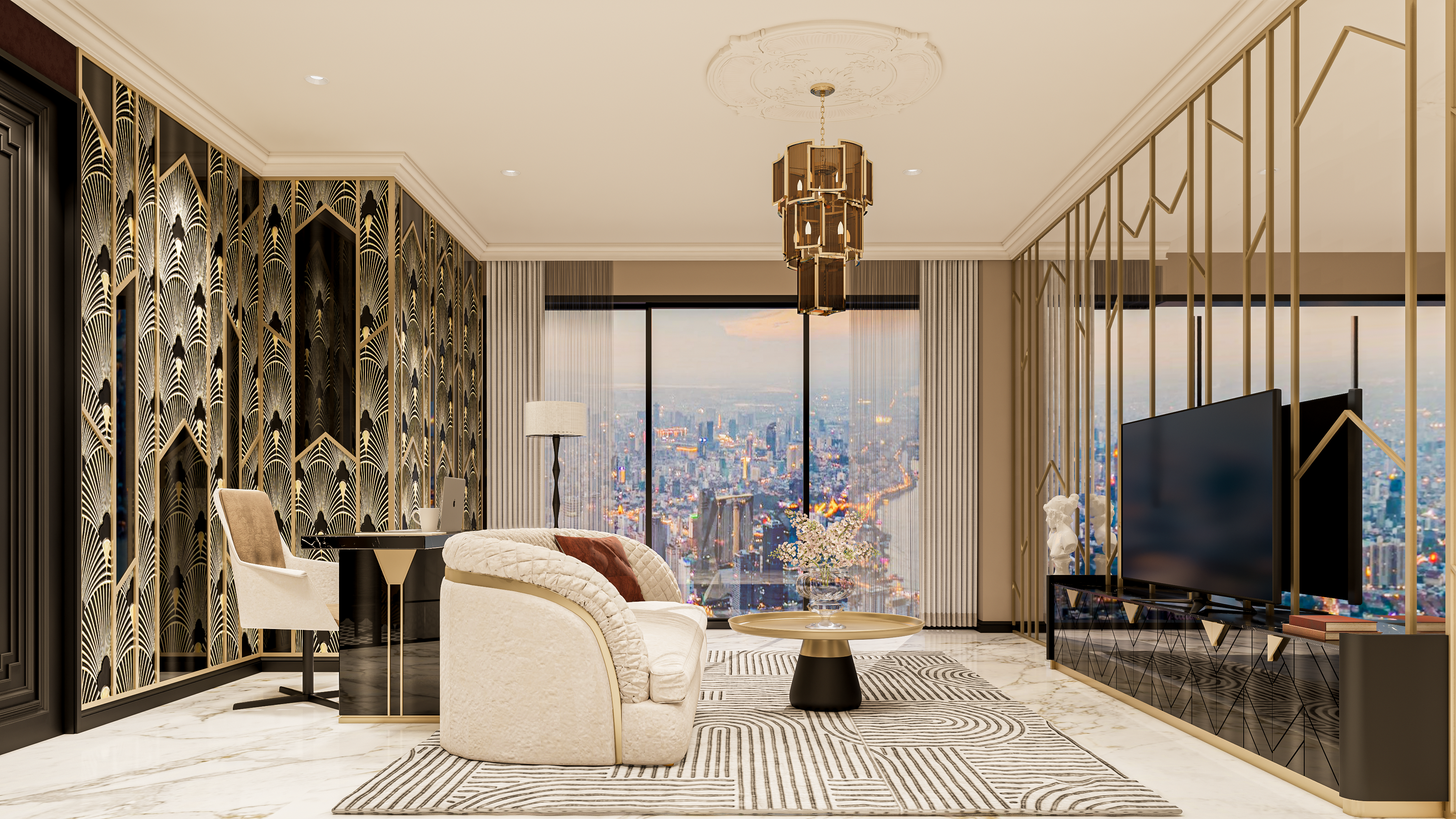 3 Bedroom Unit | Time Square 9 – The Gatsby | BKK1 For Sale, view 3