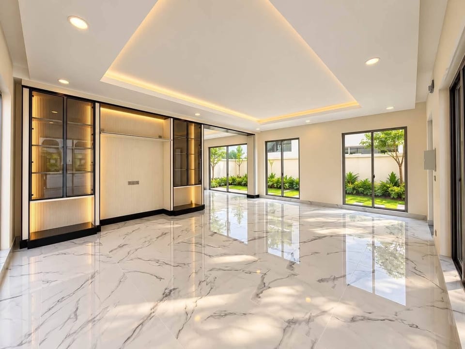 Detached Marble-Finished Villa on Main Road, Peng Huot, view 3